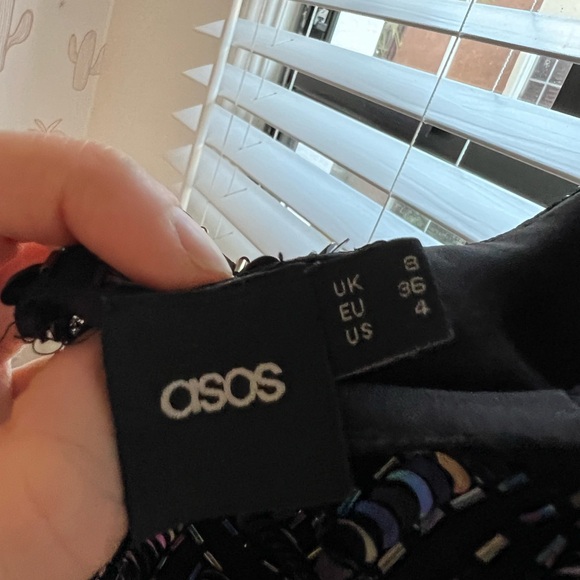 ASOS backless beaded cocktail dress - Picture 6 of 6